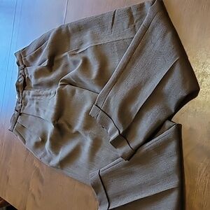 Vintage 90s Talbots petites Brown wool tweed High waisted pants‎ Made in …
